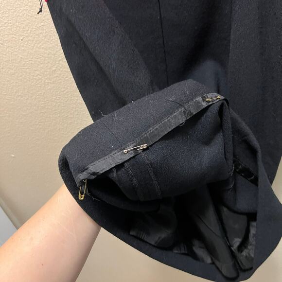 Rickie Freeman For Terijon Saks Fifth Avenue Wool Bodycon Dress Pink Sz 4 - Picture 7 of 8